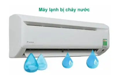máy lạnh bị chảy nước