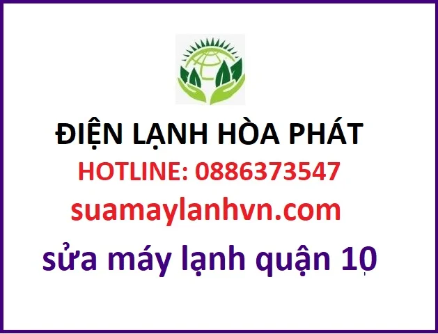 sửa máy lạnh quận 10