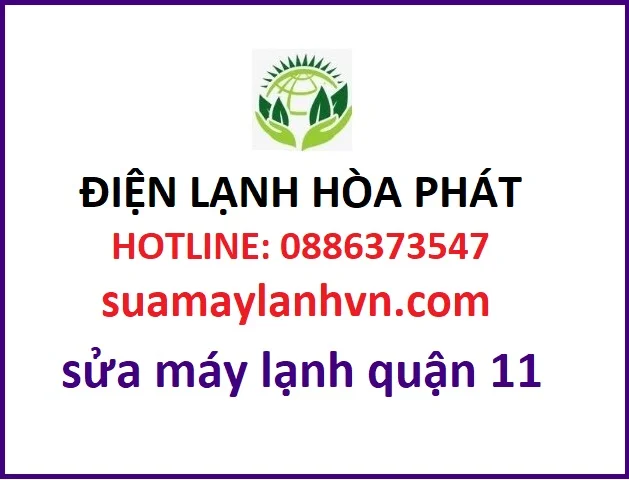sửa máy lạnh quận 11