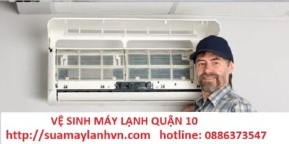 vệ sinh máy lạnh quận 10