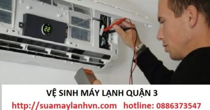 vệ sinh máy lạnh quận 3