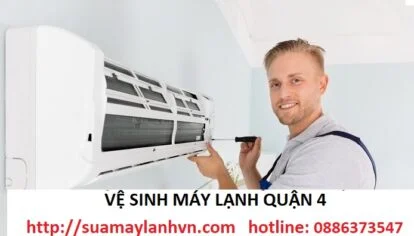 vệ sinh máy lạnh quận 4
