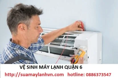 vệ sinh máy lạnh quận 6