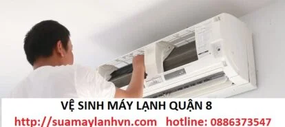 vệ sinh máy lạnh quận 8