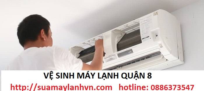 vệ sinh máy lạnh quận 8