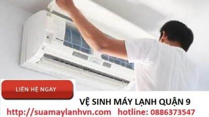 vệ sinh máy lạnh quận 9