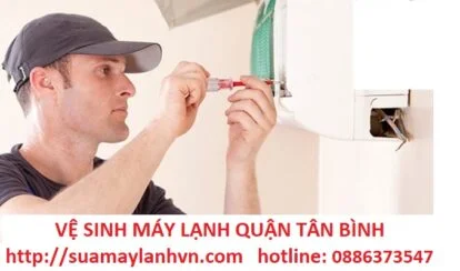 vệ sinh máy lạnh quận tân bình
