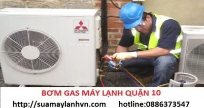 bơm gas máy lạnh quận 10