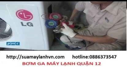 bơm gas máy lạnh quận 12