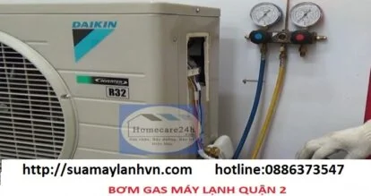 bơm gas máy lạnh quận 2