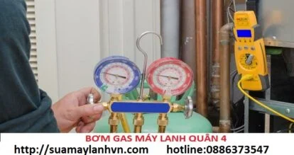 bơm gas máy lạnh quận 4