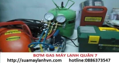 bơm gas máy lạnh quận 7