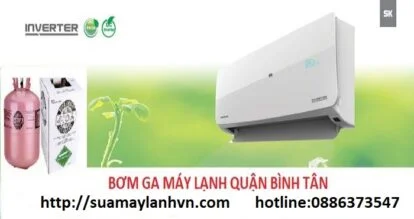 bơm gas máy lạnh quận bình tân