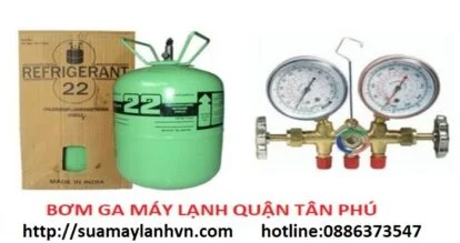 bơm gas máy lạnh quận tân phú