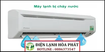 máy lạnh bị nhiễu nước nguyên nhân