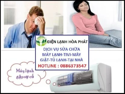 máy lạnh chảy nước