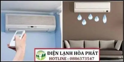 máy lạnh bị chảy nước